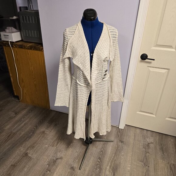 Free People Flared Sweater Coat, M, EUC - Picture 3 of 6